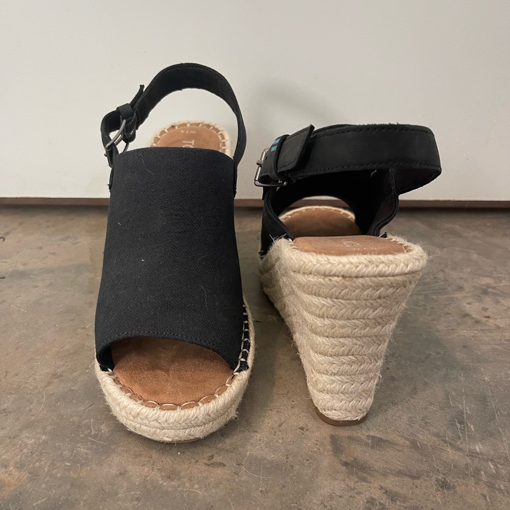 TOMS Slinback Espadrille Wedges